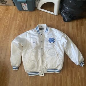 Nike Satin Varsity Jacket University of North Carolina
